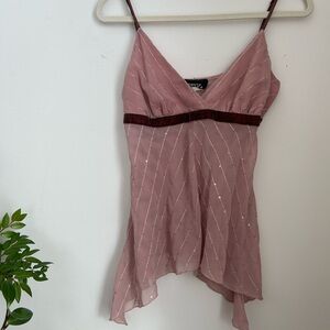 Vintage Y2K costa Blanca camisole